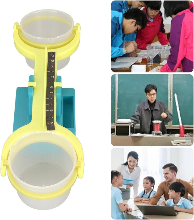 MUNEFE Plastic Students Balance Scale, Bucket Balance Scale, Nestable Pan Balance for Mass Measurement Teaching - Image 5